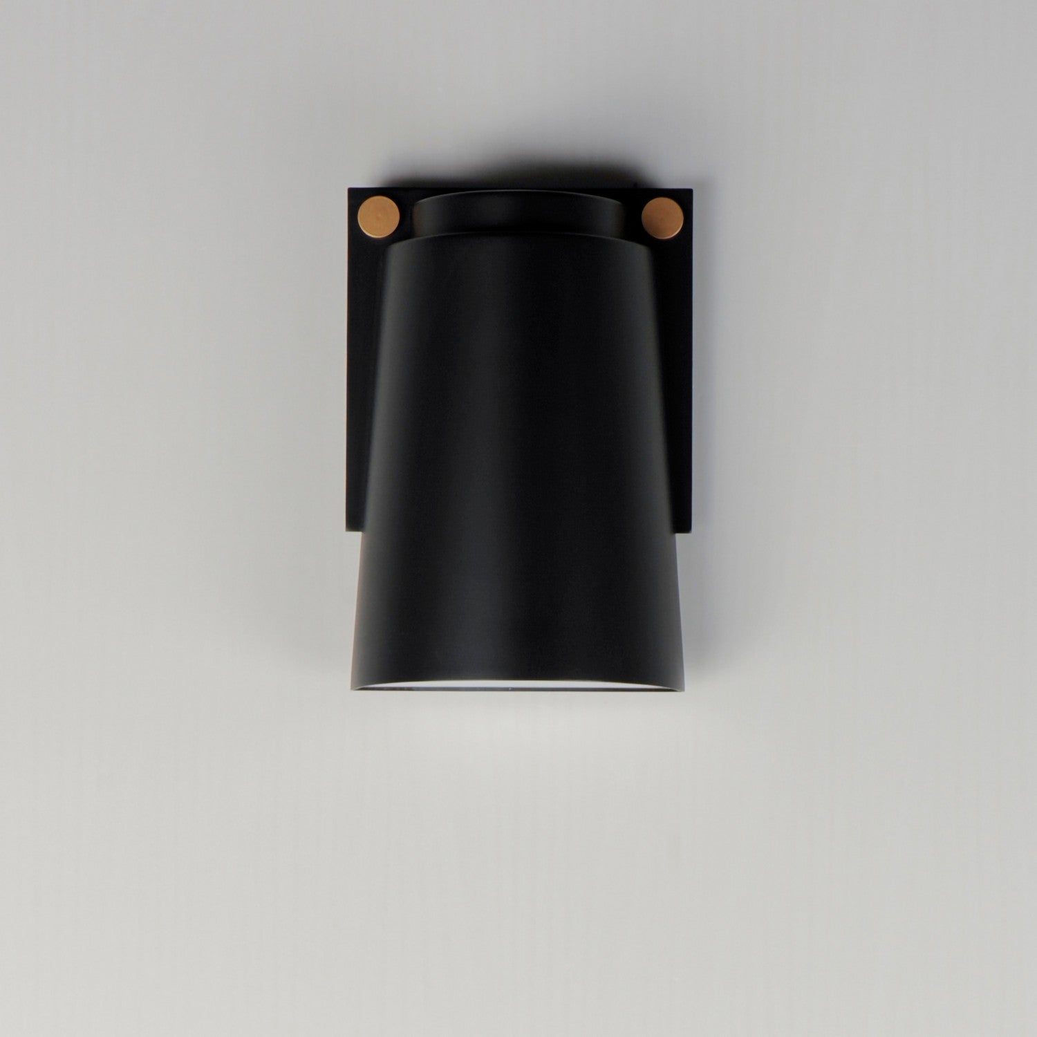 Maxim - 42122BKAB - LED Outdoor Wall Sconce - Rivet - Black / Antique Brass