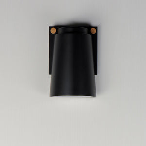 Maxim - 42122BKAB - LED Outdoor Wall Sconce - Rivet - Black / Antique Brass