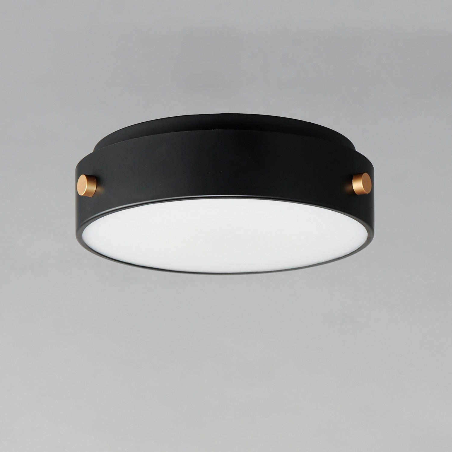 Maxim - 42129BKAB - LED Flush Mount - Rivet - Black / Antique Brass