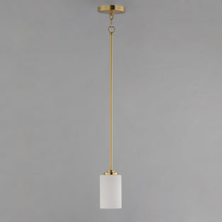 Maxim - 90030SWSBR - One Light Mini Pendant - Deven - Satin Brass