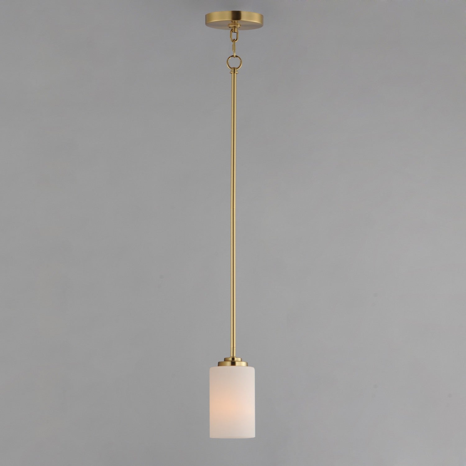 Maxim - 90030SWSBR - One Light Mini Pendant - Deven - Satin Brass