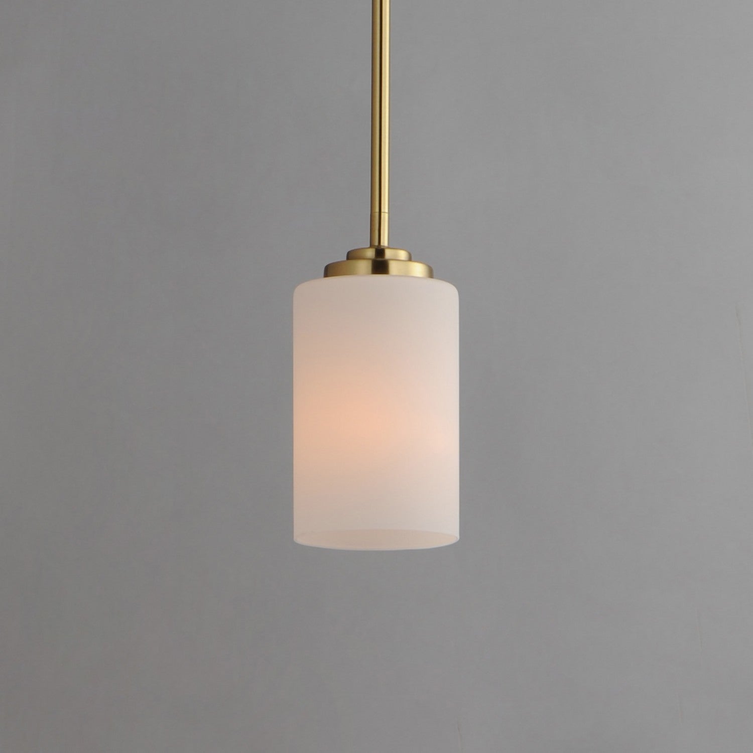 Maxim - 90030SWSBR - One Light Mini Pendant - Deven - Satin Brass