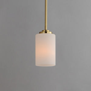 Maxim - 90030SWSBR - One Light Mini Pendant - Deven - Satin Brass