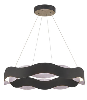 Eurofase - 31384-021 - VAUGHAN-CHD-34IN-SBM-SL - VAUGHAN - Silver-Black