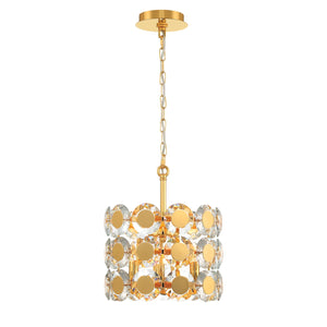 Eurofase - 44284-029 - Three Light Pendant - Perrene - Gold