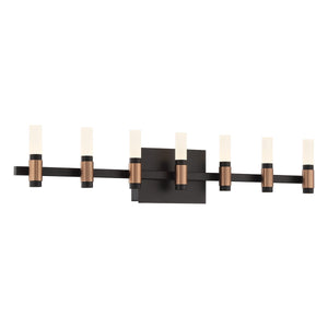 Eurofase - 45238-017 - ALBANY-VAN-6LT-BRBM-WH - ALBANY - Brass-Black
