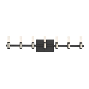 Eurofase - 45238-021 - ALBANY-VAN-7LT-SBM-WH - ALBANY - Silver-Black