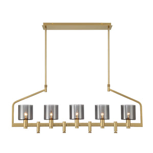 Eurofase - 45652-011 - DECATO-CHD-5LT-42IN-GD-SK - DECATO - Gold
