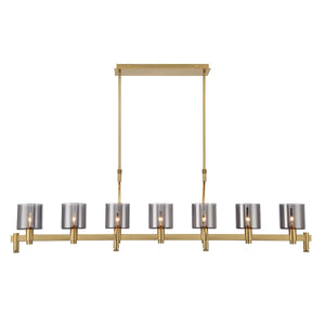 Eurofase - 45653-018 - Seven Light Chandelier - Decato - Brushed Gold