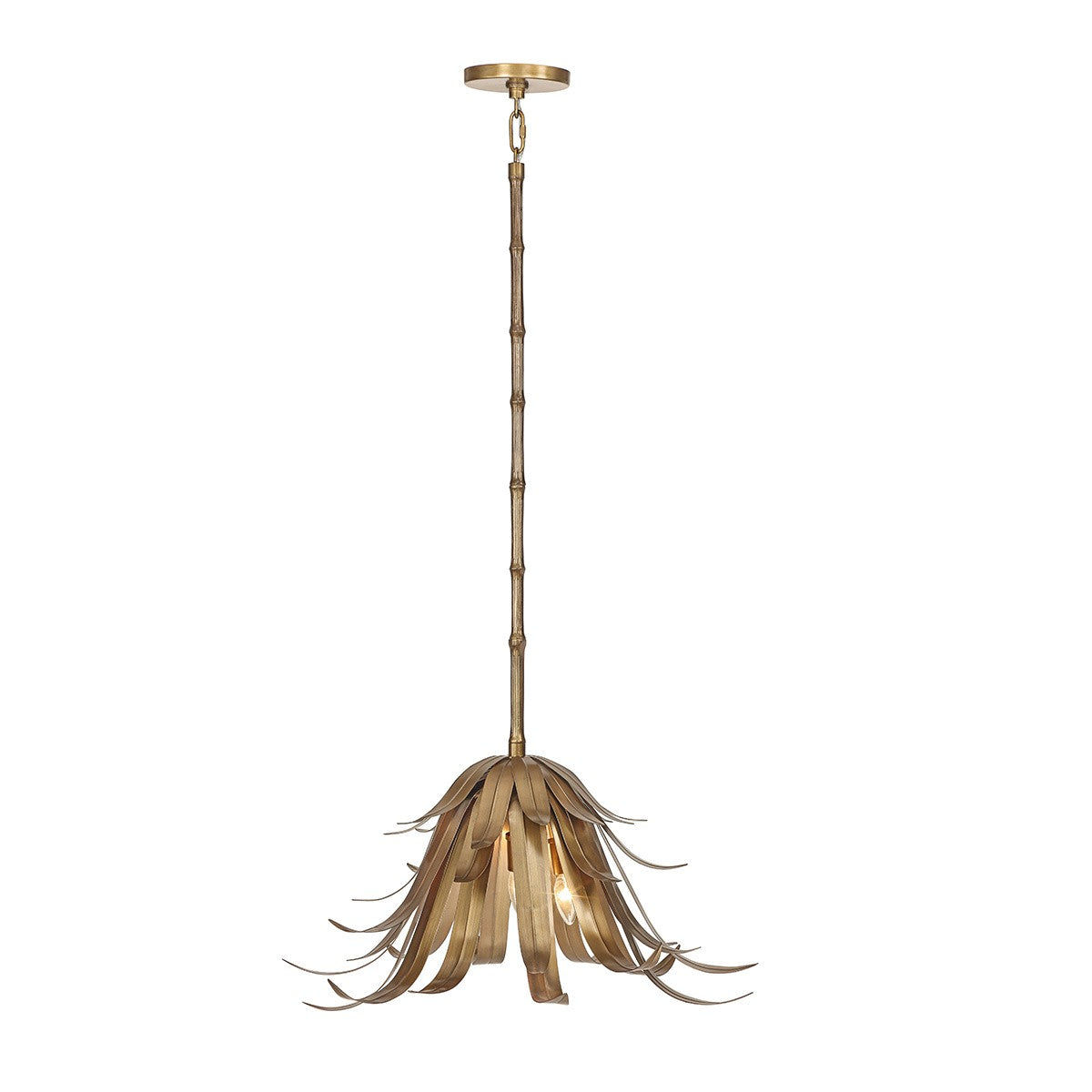 Eurofase - 46431-011 - KAGRA-CHD-3LT-24IN-BR - KAGRA - Brass