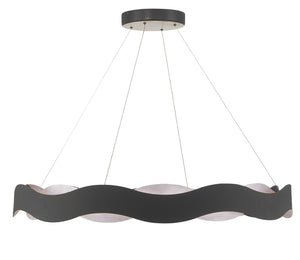 Eurofase - 46462-022 - VAUGHAN-CHD-46IN-SBM-SL - VAUGHAN - Silver-Black