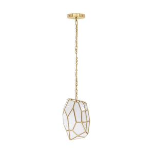 Eurofase - 46463-012 - HEERA-CHD-13IN-BR-WH - HEERA - Brass