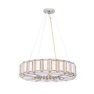 Eurofase - 46468-017 - Eight Light Chandelier - Belmont - Brass