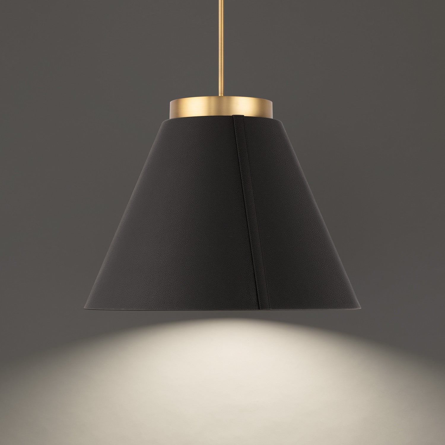 Modern Forms - PD-88324-BK/AB - LED Pendant - Bentley - Black & Aged Brass