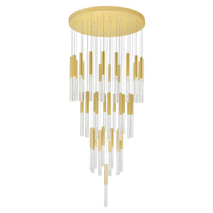 CWI Lighting - 1703P32-45-602 - LED Chandelier - Dragonswatch - Satin Gold