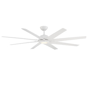 Modern Forms Fans - FR-W2301-70L-MW - 70"Ceiling Fan - Roboto Xl - Matte White