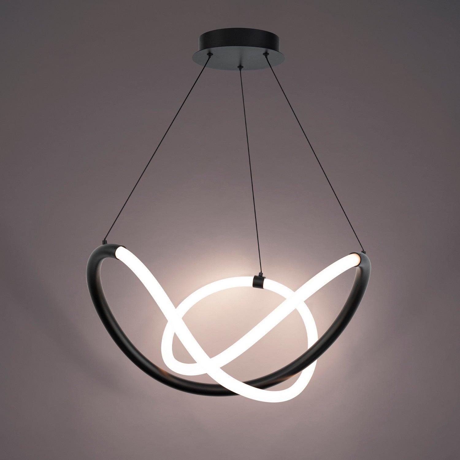 W.A.C. Lighting - PD-19324-BK - LED Pendant - Solo - Black