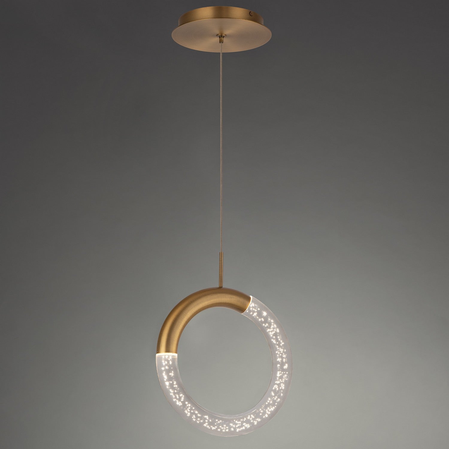 W.A.C. Lighting - PD-27308-AB - LED Pendant - Ringlet - Aged Brass