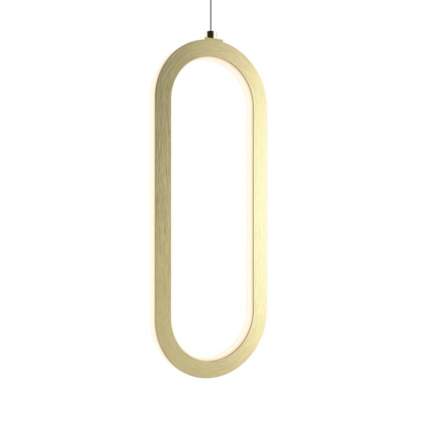 Dals - FPD-CC-GD - One Light Pendant - Gold