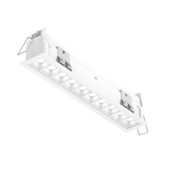 Dals - MSL10-CC-AWH - Recessed Linear with 10 Mini Spot Lights - White