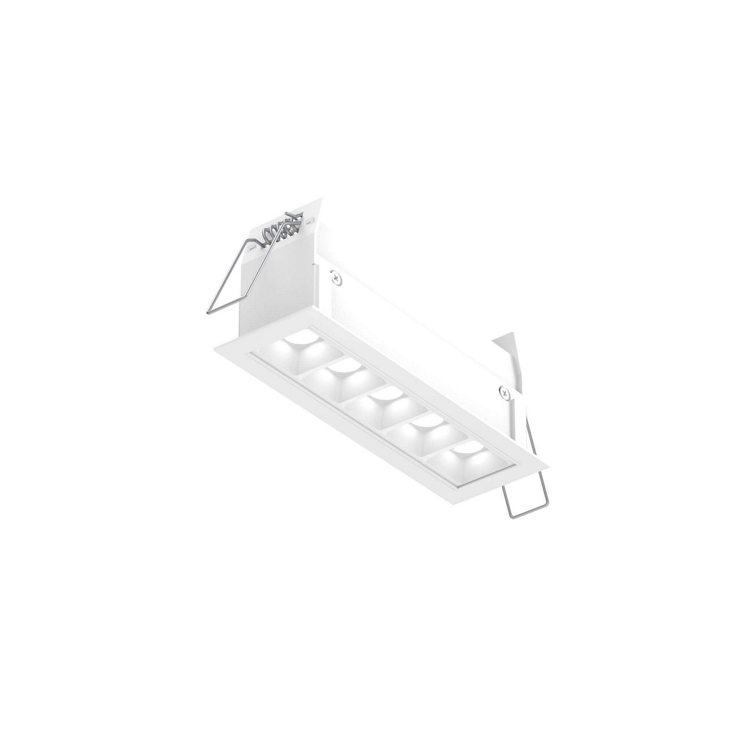 Dals - MSL5-CC-AWH - Recessed Linear with 5 Mini Spot Lights - White