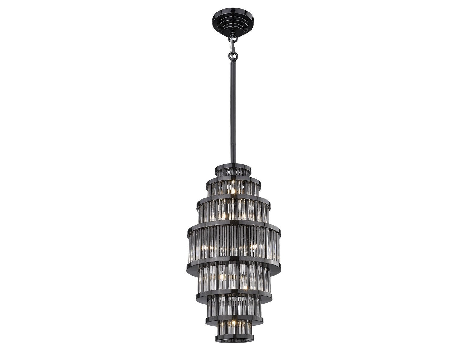 Avenue Lighting - HF1924-GM - Pendant - Waldorf - Polished Gunmetal