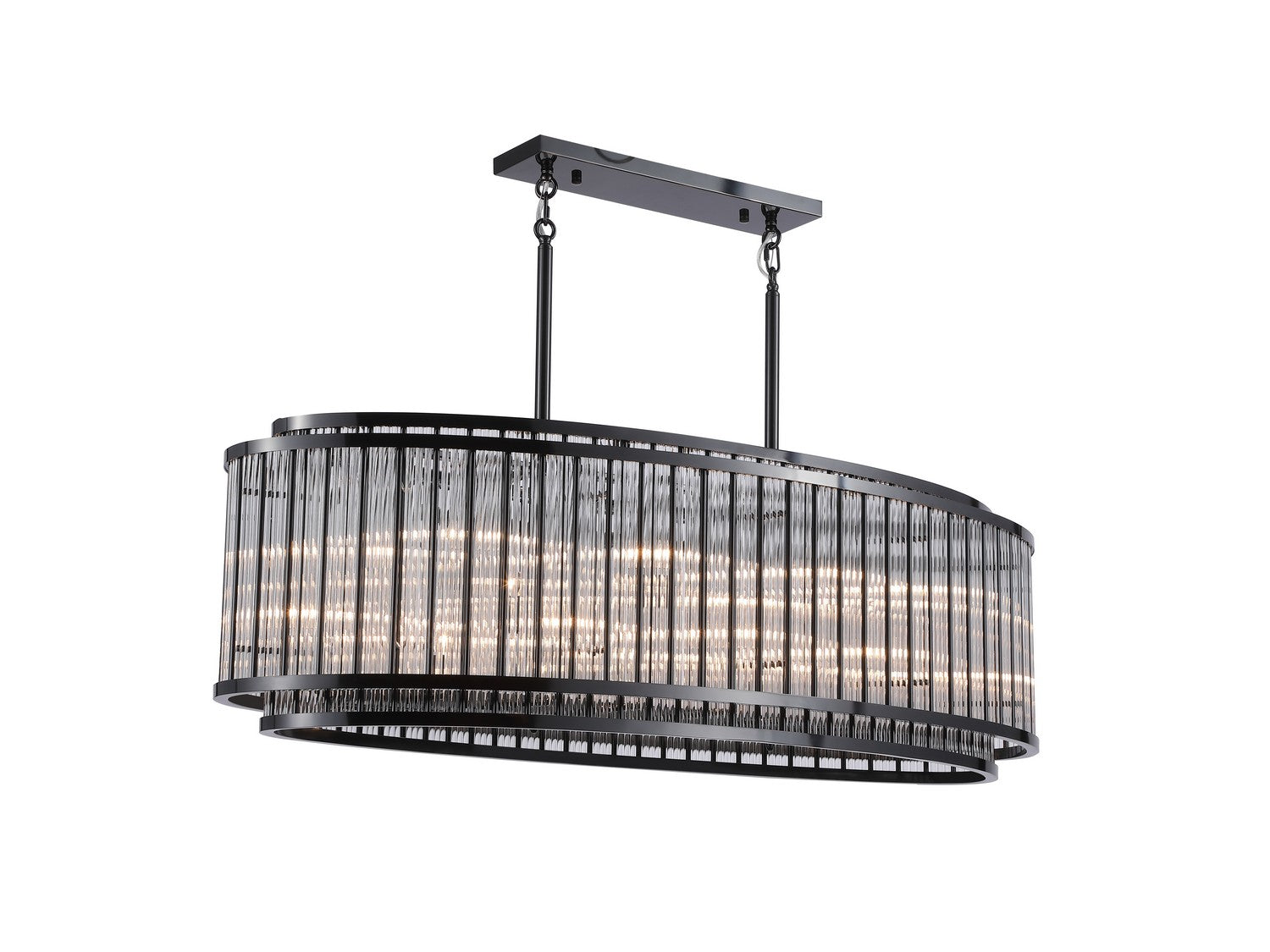 Avenue Lighting - HF1927-GM - Chandelier - Waldorf - Polished Gunmetal