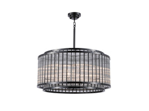 Avenue Lighting - HF1928-GM - 12 Light Chandelier - Waldorf - Polished Gunmetal