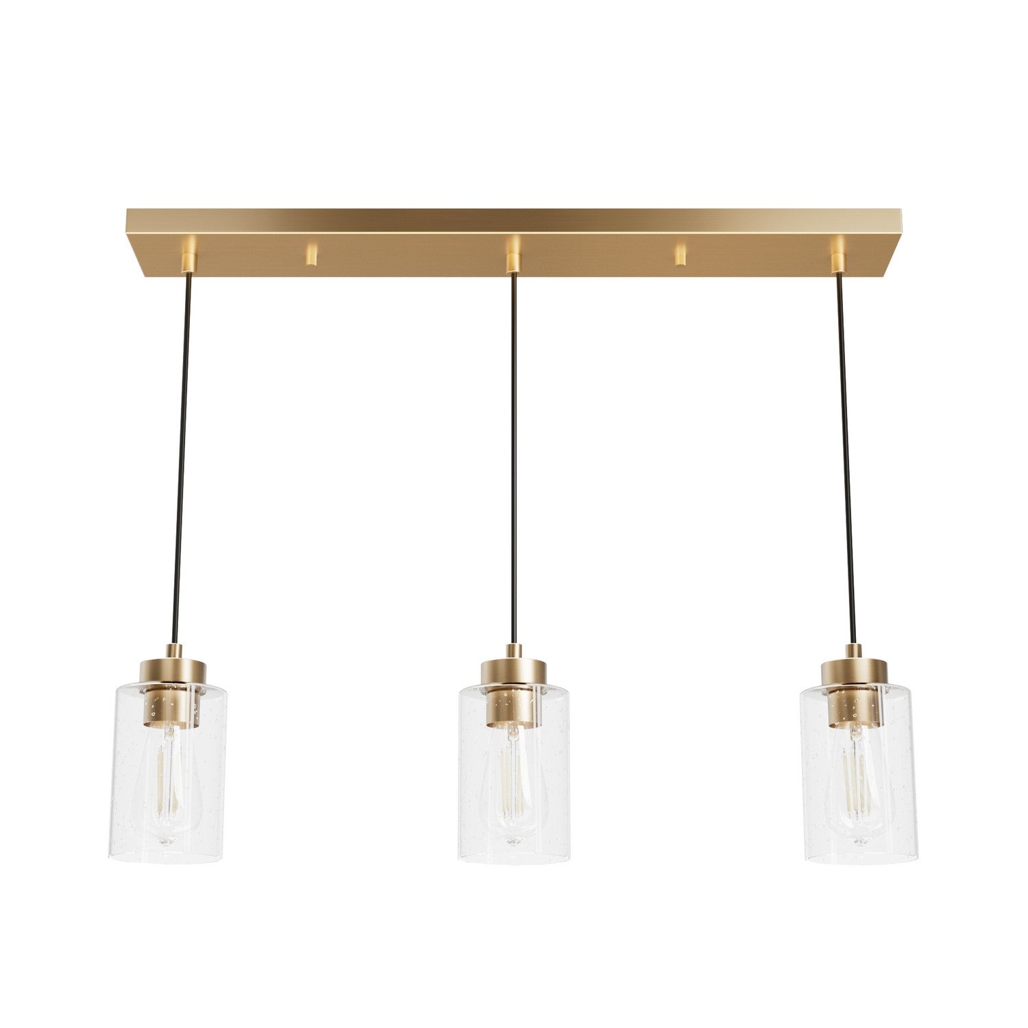 Hunter - 13069 - Three Light Pendant - Hartland - Alturas Gold