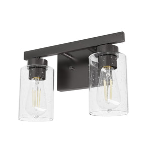 Hunter - 13076 - Two Light Bathroom Vanity - Hartland - Noble Bronze