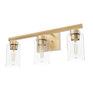 Hunter - 13078 - Three Light Bathroom Vanity - Hartland - Alturas Gold