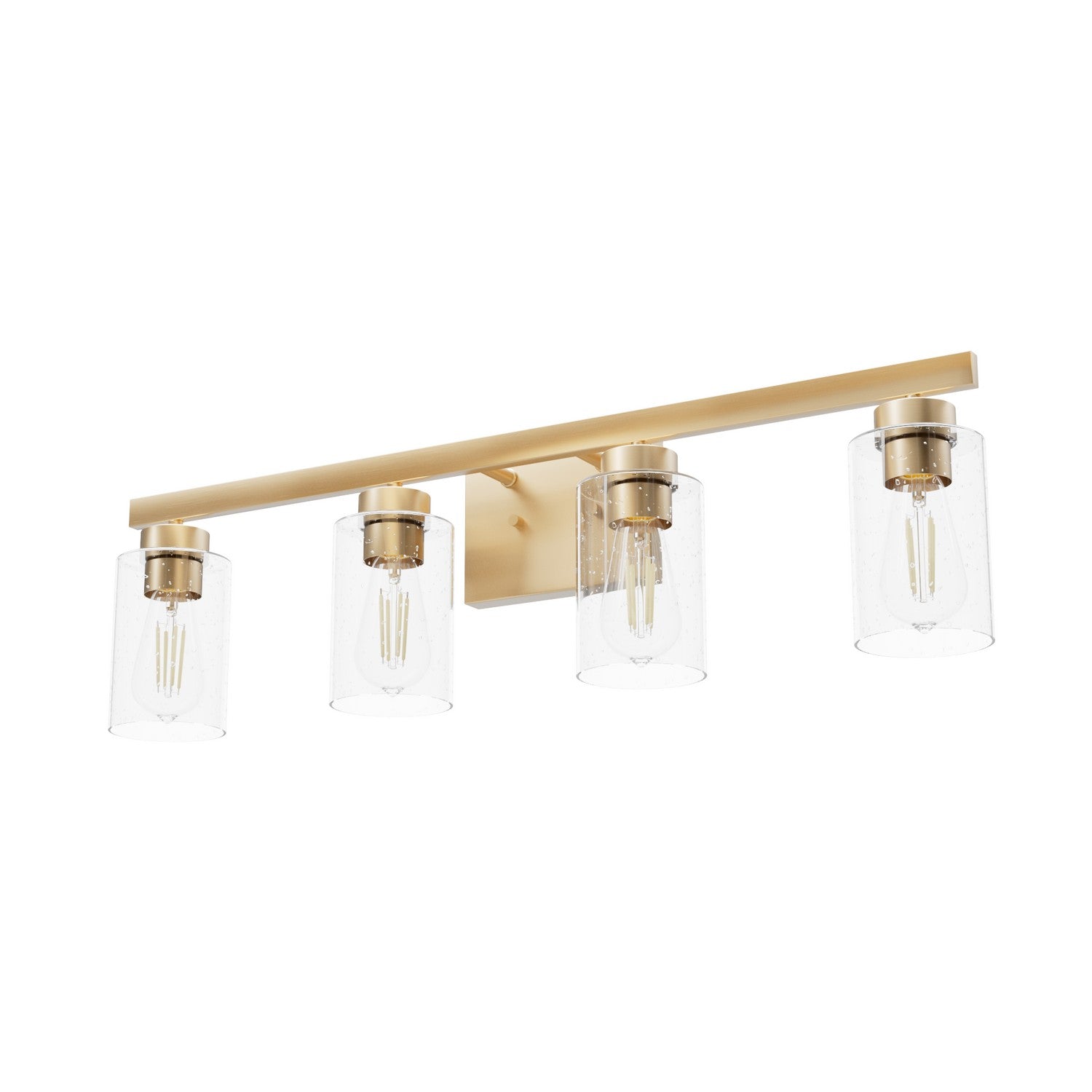 Hunter - 13081 - Four Light Bathroom Vanity - Hartland - Alturas Gold
