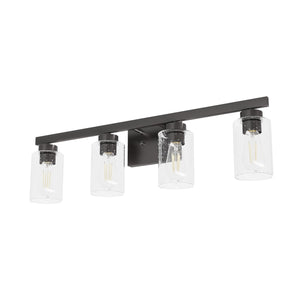 Hunter - 13082 - Four Light Bathroom Vanity - Hartland - Noble Bronze
