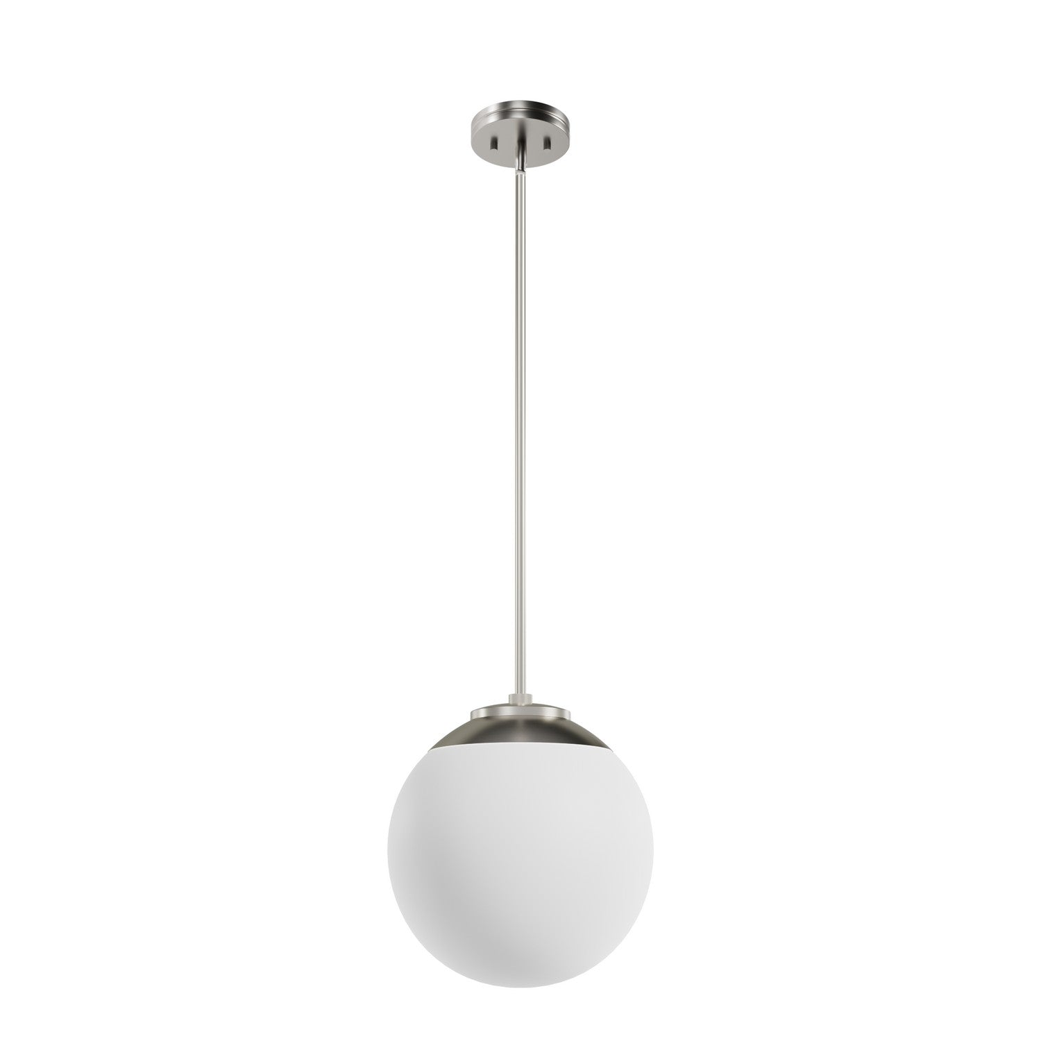 Hunter - 19848 - One Light Pendant - Hepburn - Brushed Nickel