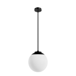 Hunter - 19849 - One Light Pendant - Hepburn - Matte Black