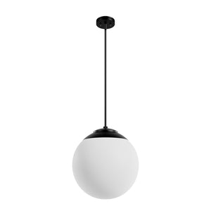Hunter - 19852 - Three Light Pendant - Hepburn - Matte Black