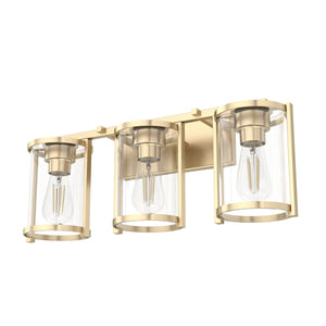Hunter - 48006 - Three Light Bathroom Vanity - Astwood - Alturas Gold