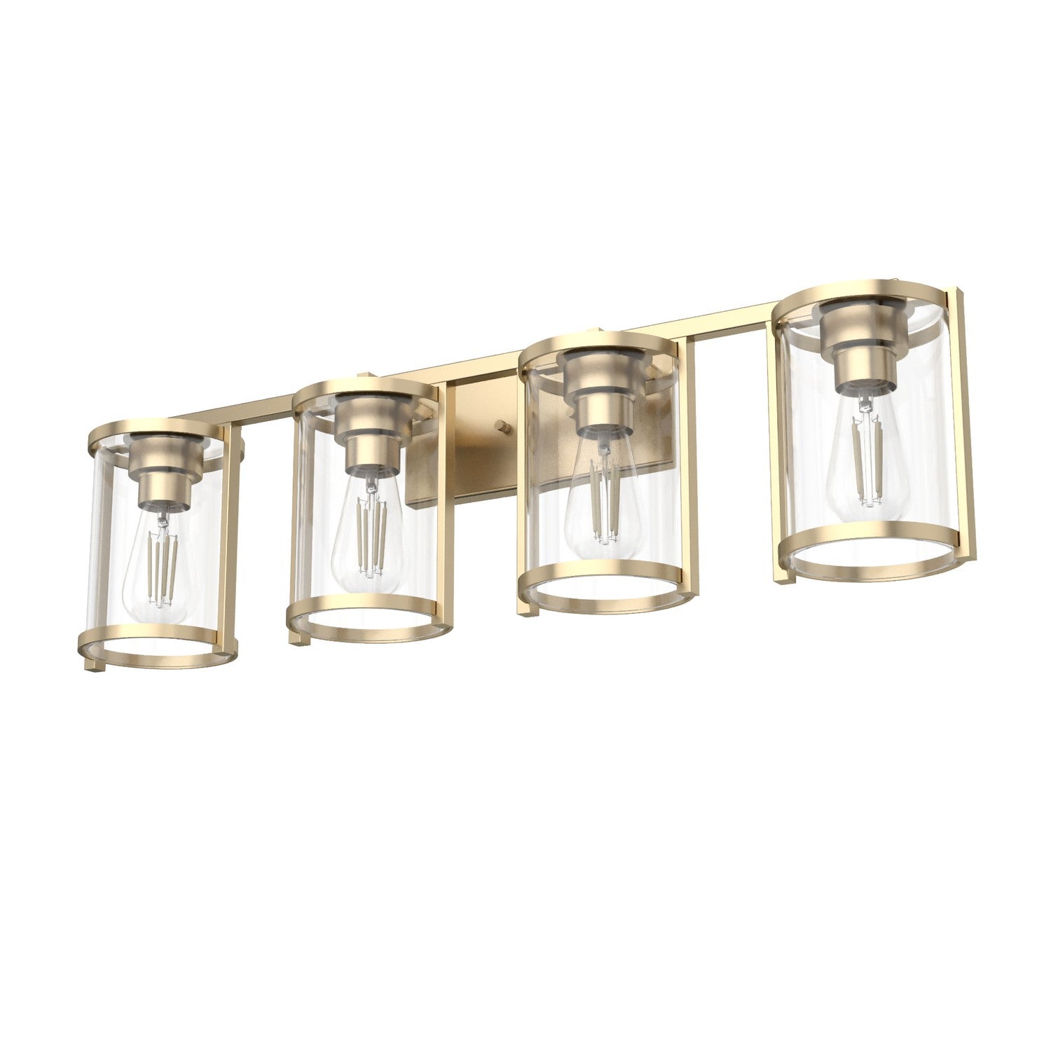 Hunter - 48011 - Four Light Bathroom Vanity - Astwood - Alturas Gold