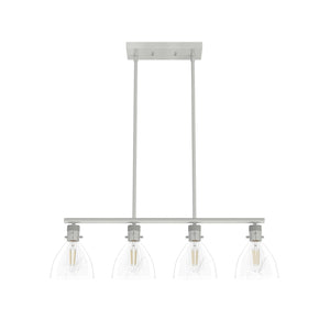 Hunter - 48038 - Four Light Chandelier - Van Nuys - Brushed Nickel