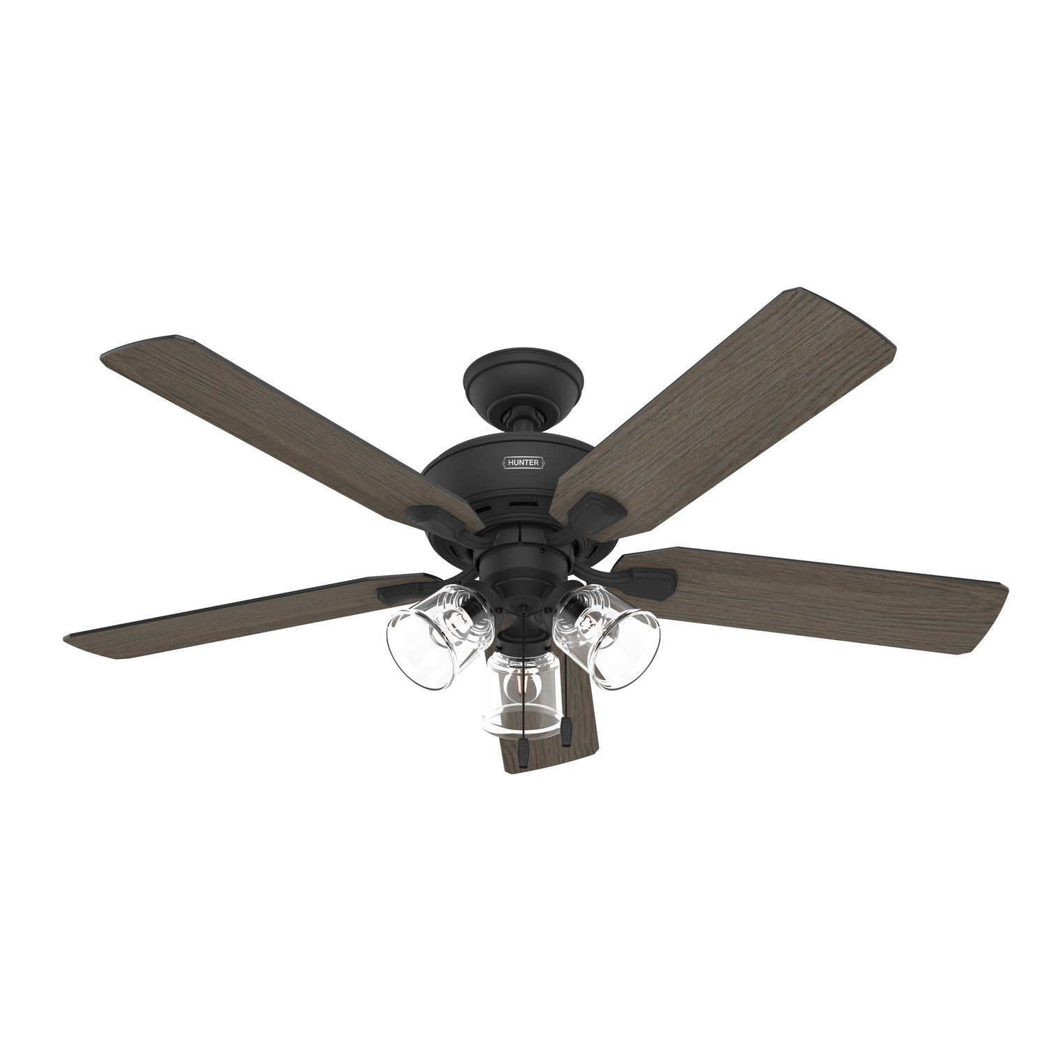 Hunter - 51595 - 52" Ceiling Fan - Rosner - Matte Black
