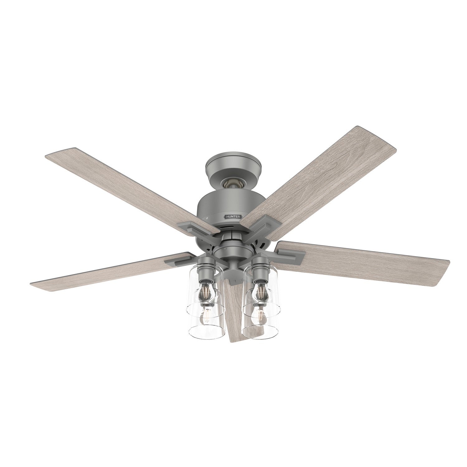 Hunter - 52310 - 52" Ceiling Fan - Techne - Matte Silver