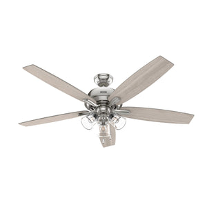 Hunter - 52348 - 60" Ceiling Fan - Dondra - Brushed Nickel