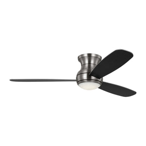 Generation Lighting. - 3OBSHR52BSD - 52" Ceiling Fan - Orbis - Brushed Steel