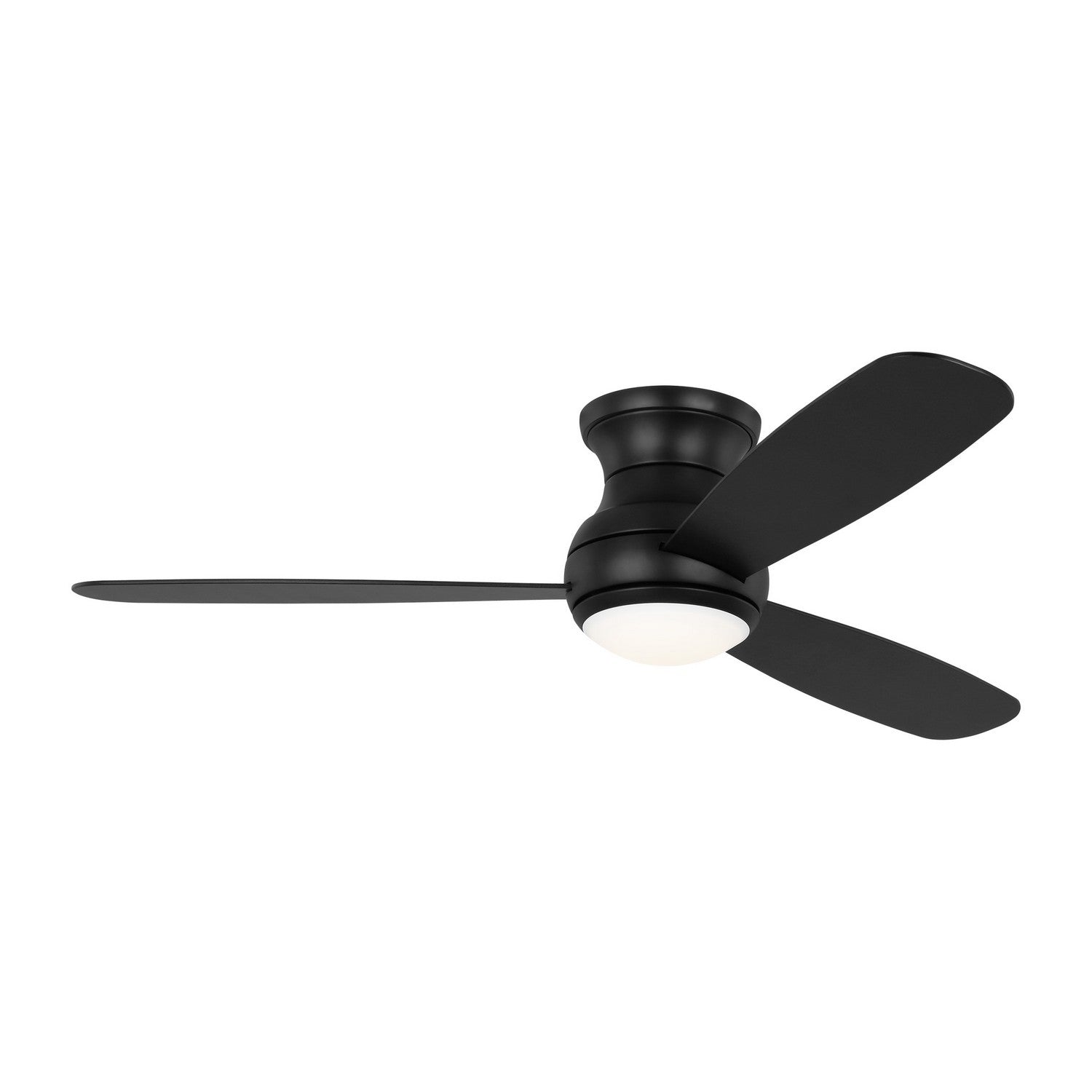 Generation Lighting. - 3OBSHR52MBKD - 52"Ceiling Fan - Orbis - Midnight Black