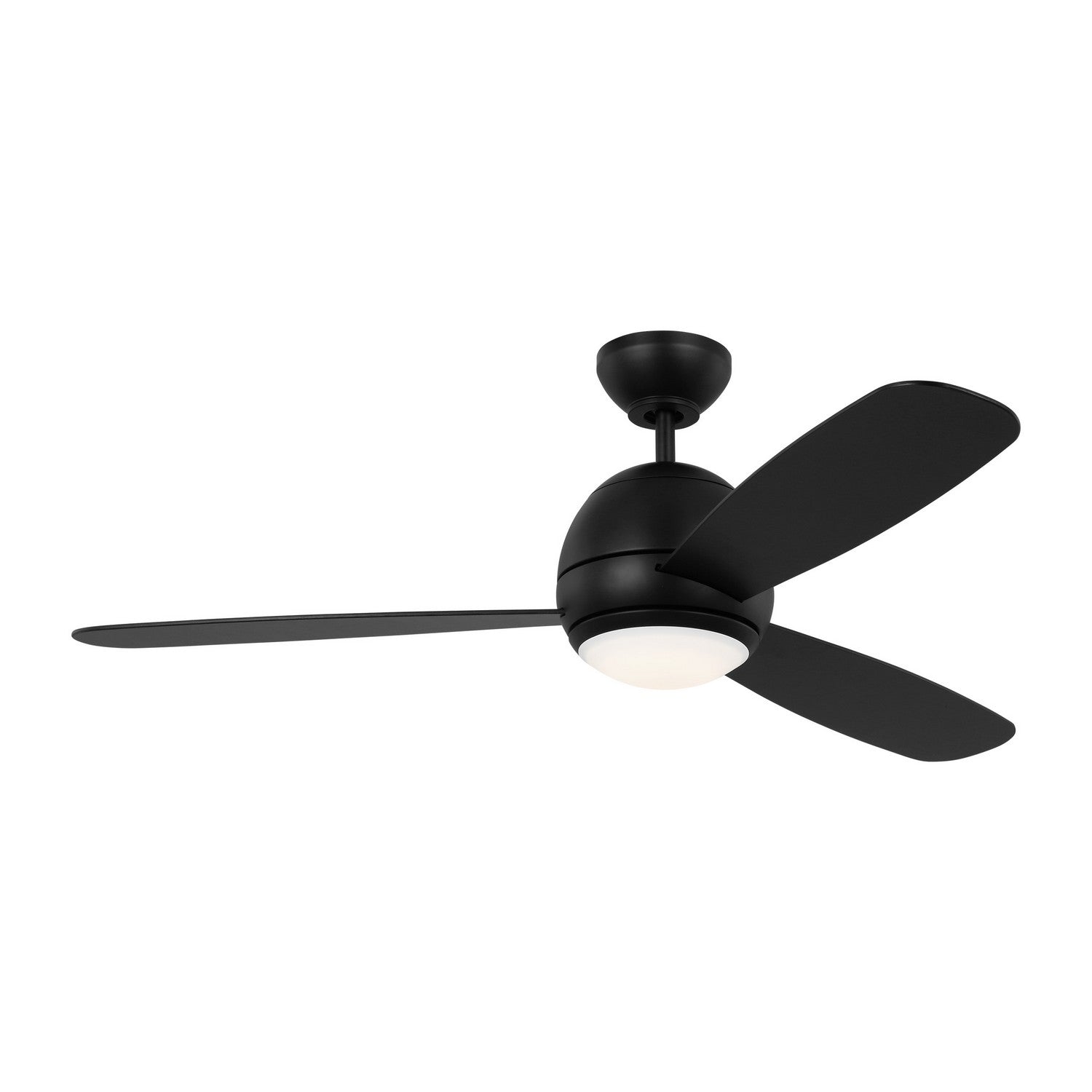 Generation Lighting. - 3OBSR52MBKD - 52"Ceiling Fan - Orbis - Midnight Black