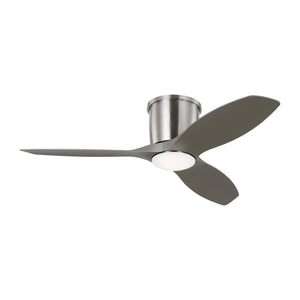 Generation Lighting. - 3TTHR44BSD - 44"Ceiling Fan - Titus - Brushed Steel