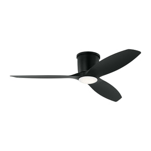 Generation Lighting. - 3TTHR52MBKD - 52"Ceiling Fan - Titus - Midnight Black