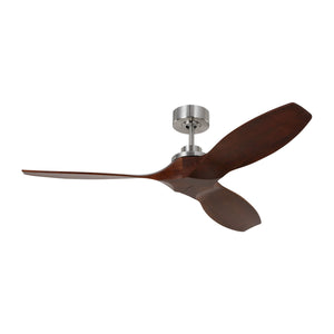 Visual Comfort Fan - 3CLNSM52BS - 52"Ceiling Fan - Collins - Brushed Steel