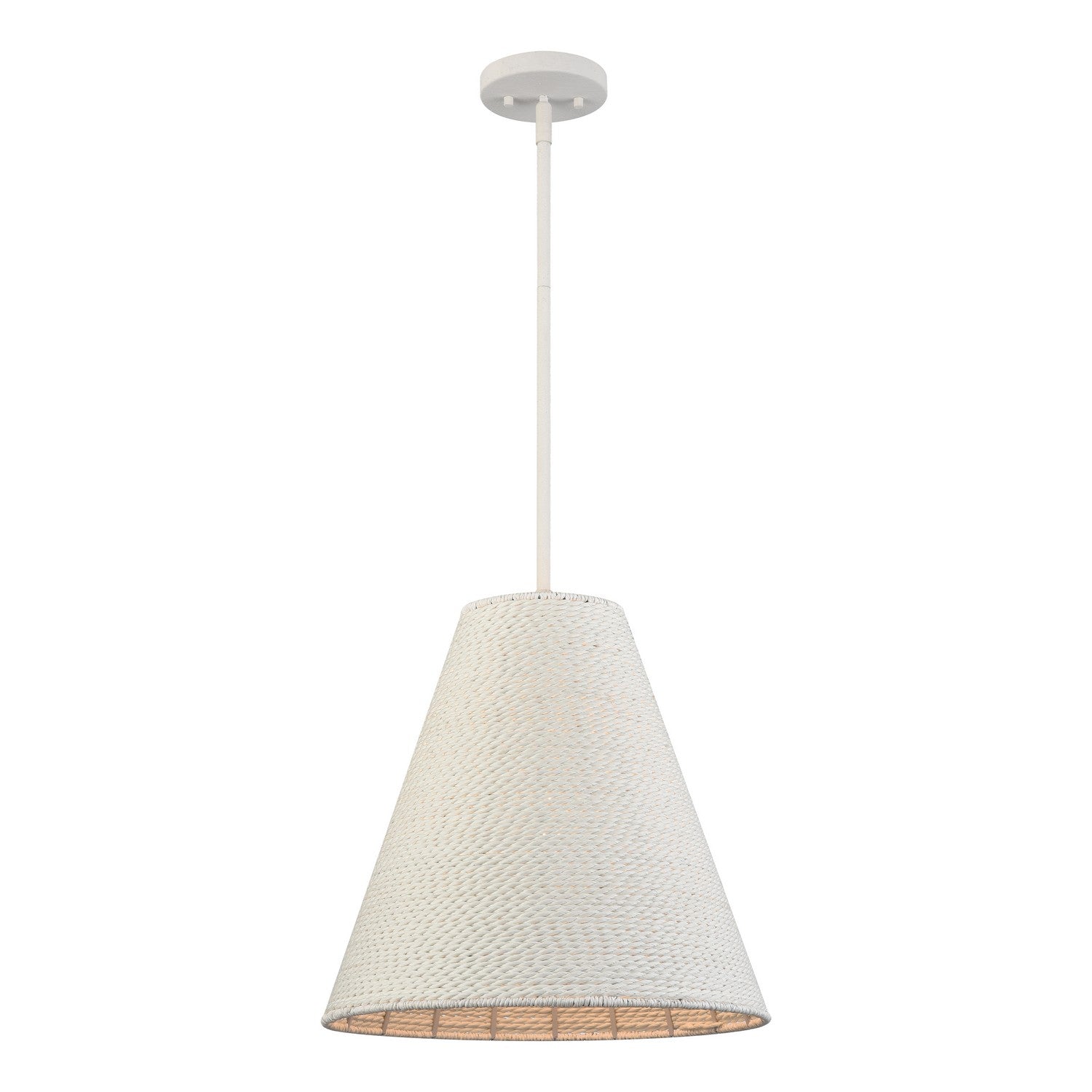 ELK Home - 52258/1 - One Light Pendant - Sophie - White Coral