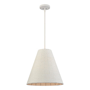 ELK Home - 52258/1 - One Light Pendant - Sophie - White Coral